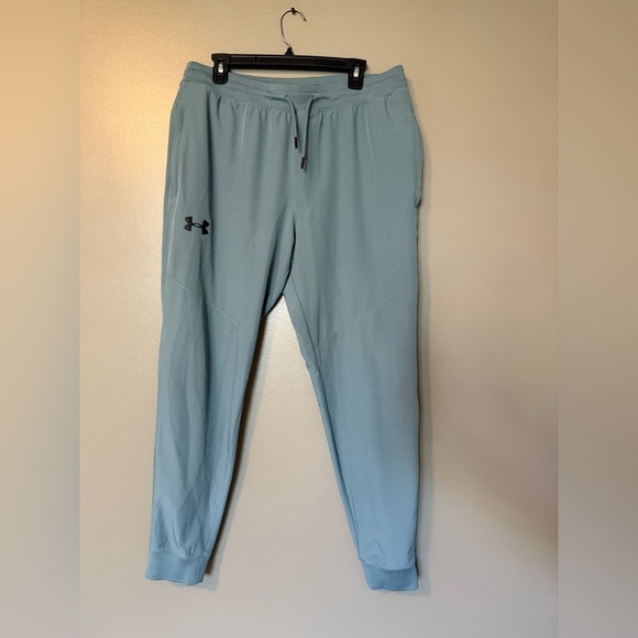 Under Armour Sky Blue Athletic Pants - Picture 1 of 2